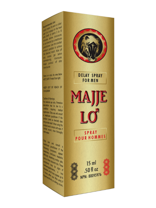 Majje Lo Delay Spray helps prevent premature ejaculation by subtly desensitizing