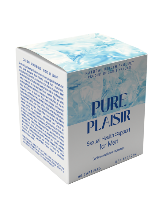 pure plaisir supplement for men's sexual health, improves stamina, enhances libido, boosts energy and focus, helps improve mood balance
